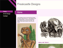 Tablet Screenshot of freakcastledesigns.com